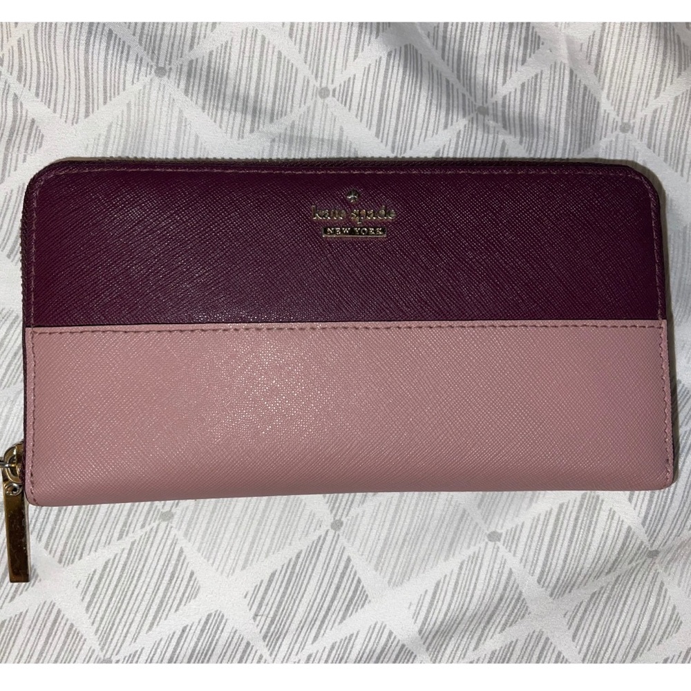 Kate Spade zip-around large wallet